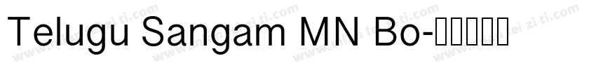 Telugu Sangam MN Bo字体转换